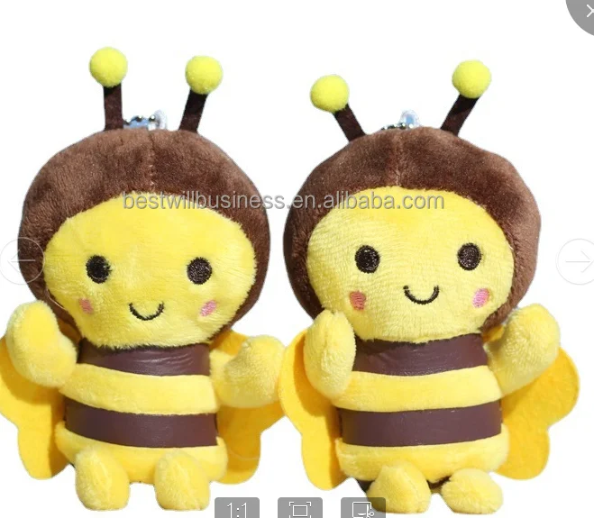 New arrival cute bee cartoon shape stuffed animal bee plush toy