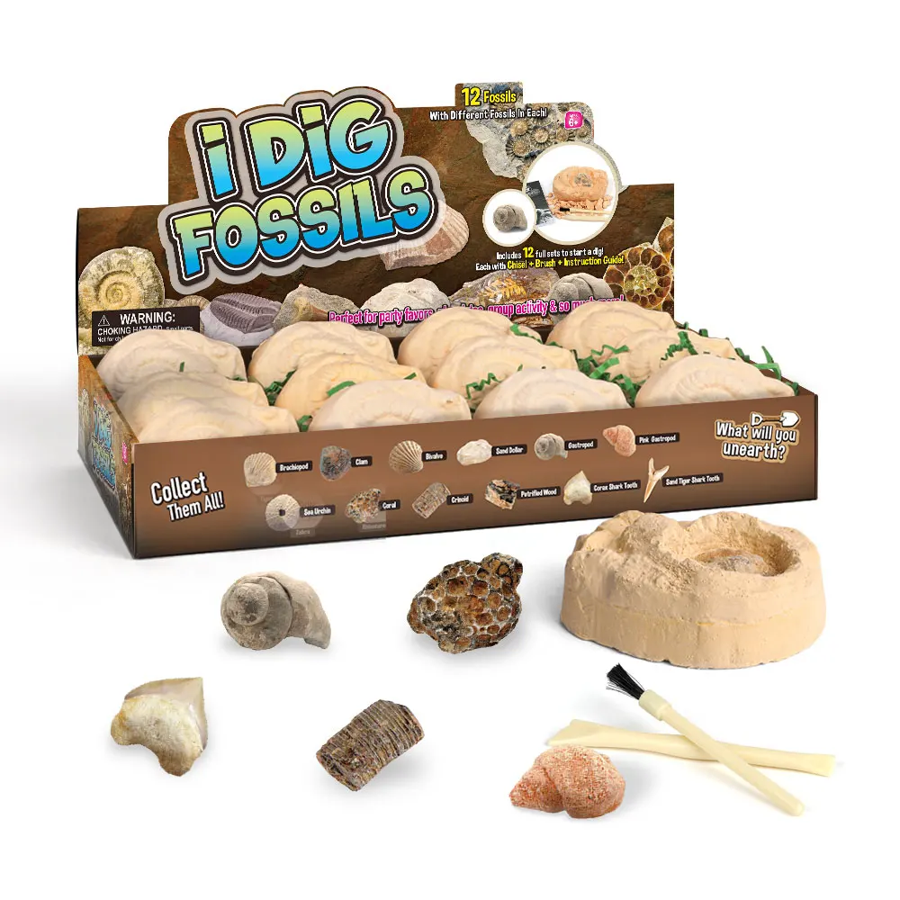 Wholesales Stem Eco Toys Gemstone Rock Mineral Geology Mining Kits Science Learning Exploration Excavation Toy Kids