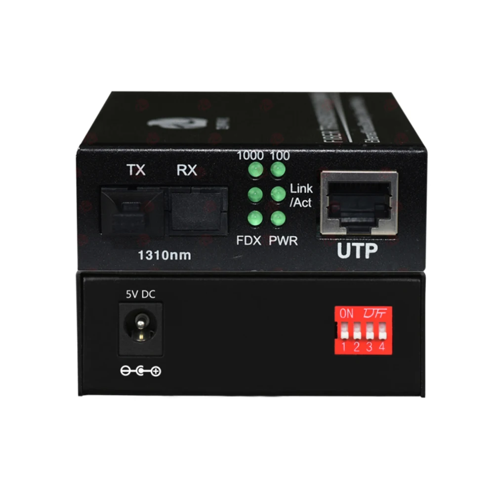 Fctel High Quality Gigabit Fiber Optical Media Converter With LFP Function