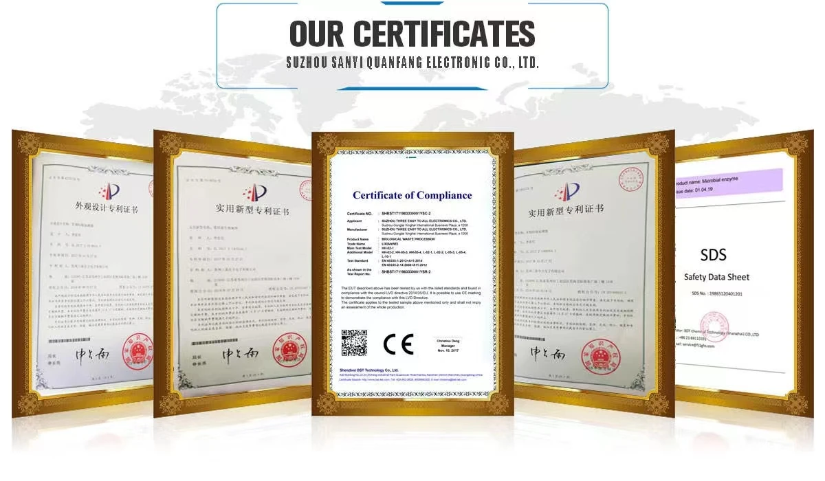 sunefun 50kg  garbage disposal food waste disposer gallettrash recycle compost combo Effectively decompose food waste composter