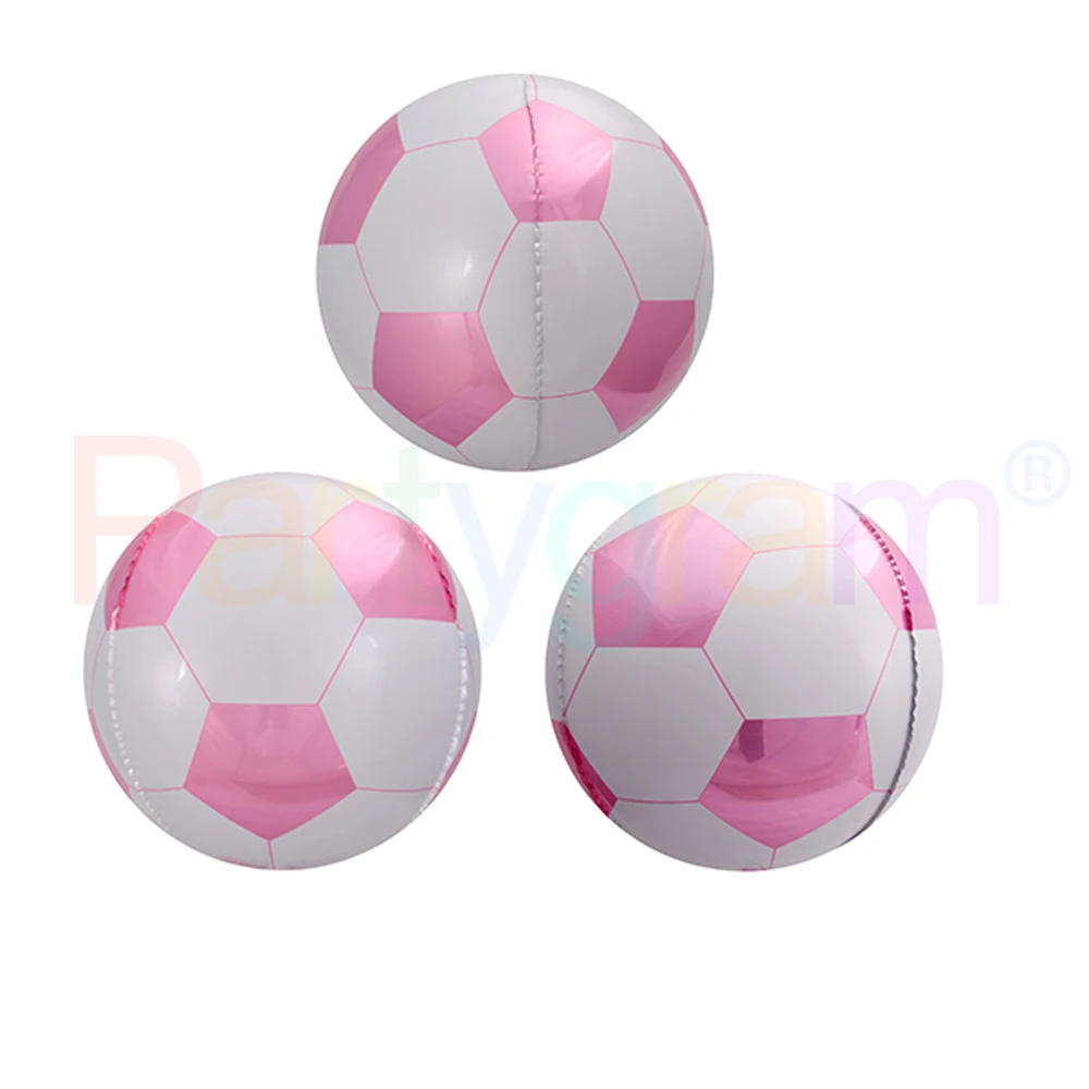 Football Party Supplies  Helium Decoration Foil Balloon, Buy Huge 22 Inch Red Pink Soccer Balloon