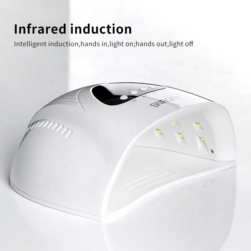 T5 Hot Sale Product Nail Dryer 48w UV Nail Lamp UV Gel Nail Curing Lamp Light Dryer White Led UV Lamp Rohs Color