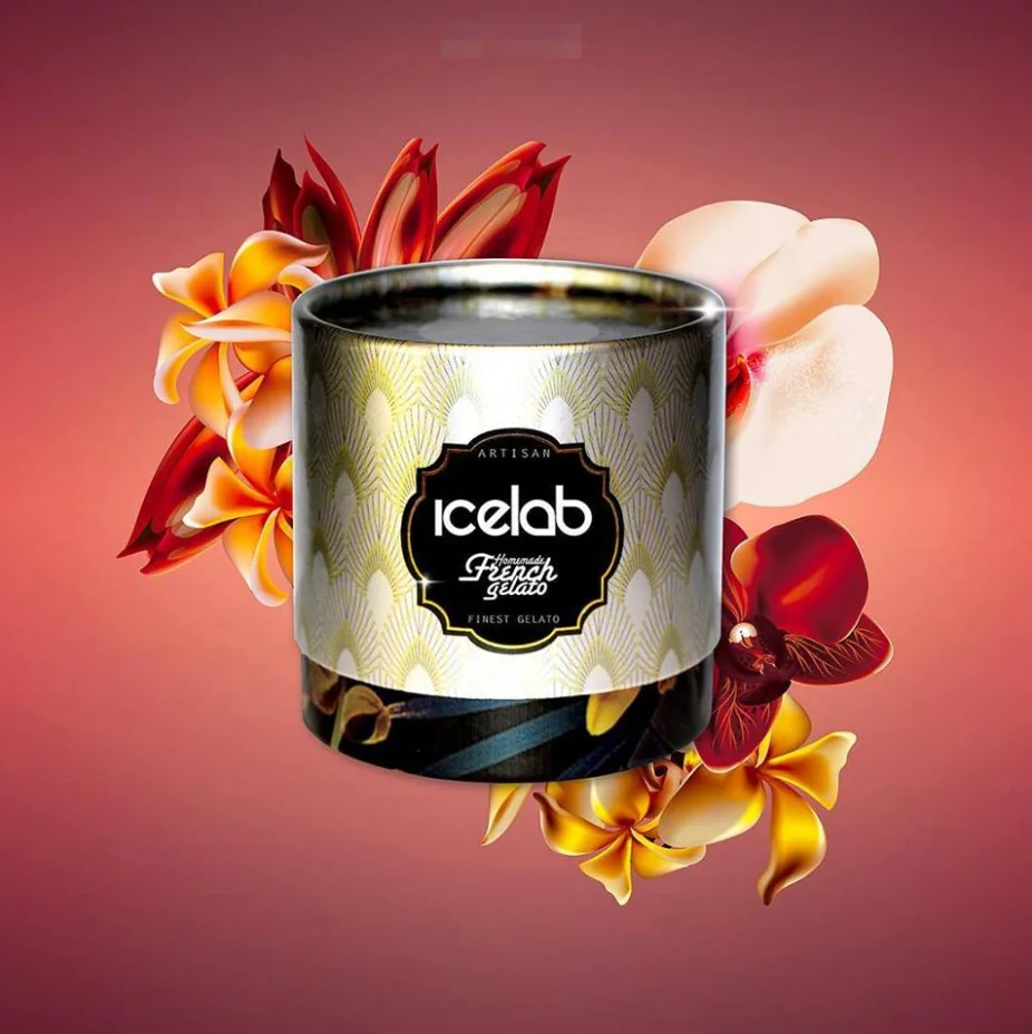 Factory Wholesale Custom Craft Cardboard Packaging Ice Cream Tube Tube Waterproof Jars Creative Packaging Box