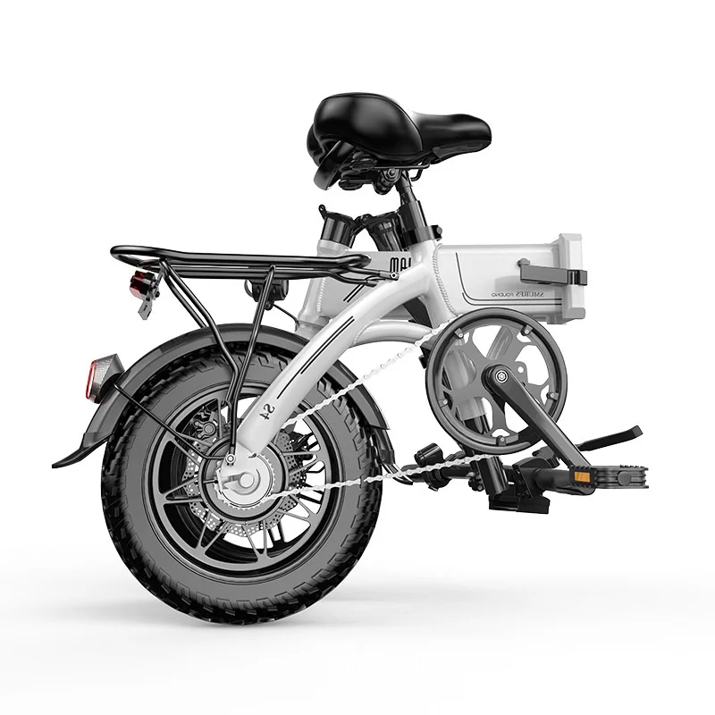 250W Motor Electric Scooter Bicycle High-Speed Pedal Vehicle Rear Hub Motor 48v Battery 3-Speed Gears Adults Disc Brake City Use