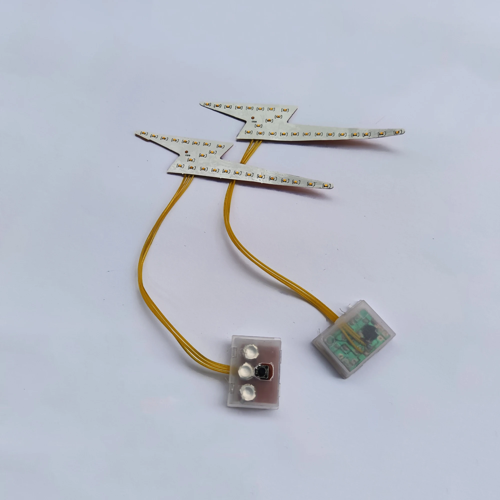 Mini Flashing led light for shoe for kids shoe sole thunder shape led light customer order accept