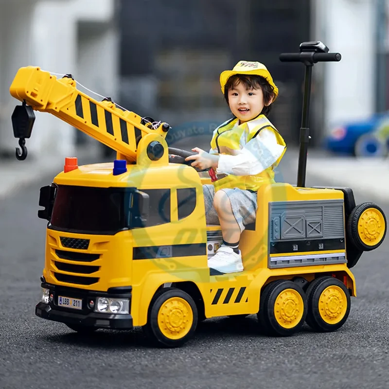 Car Baby Toys 2-4 Year Novelty Toys Kids Mini Truck Crane