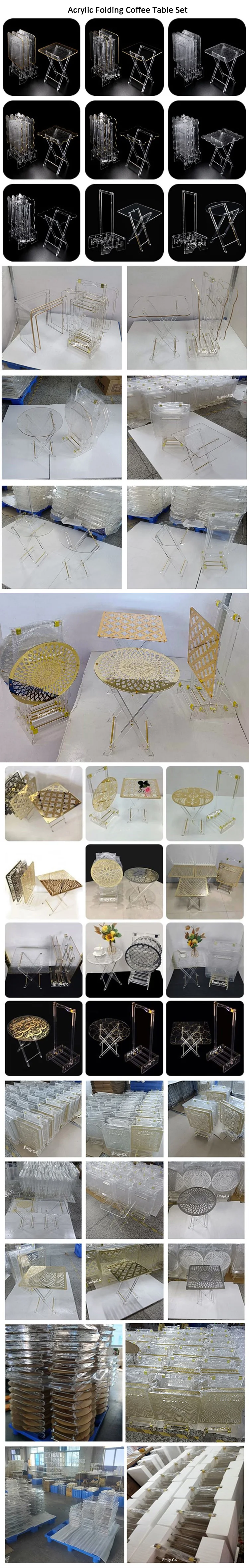 Acrylic folding table-EL01