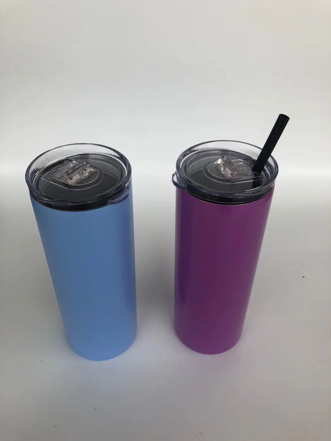 
sublimation tumbler lank 20oz straight skinny tumbler double wall insulated tumbler with lid and straw insulated thermos tumber 