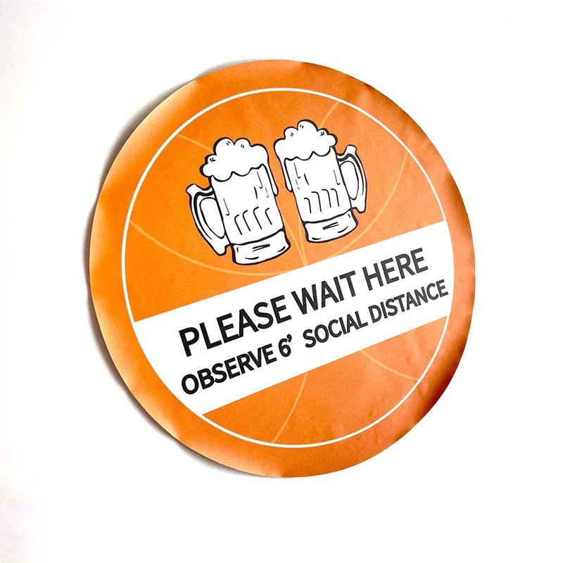 Индивидуальная противоскользящая наклейка на пол виниловая клейкая водонепроницаемая Съемная графическая