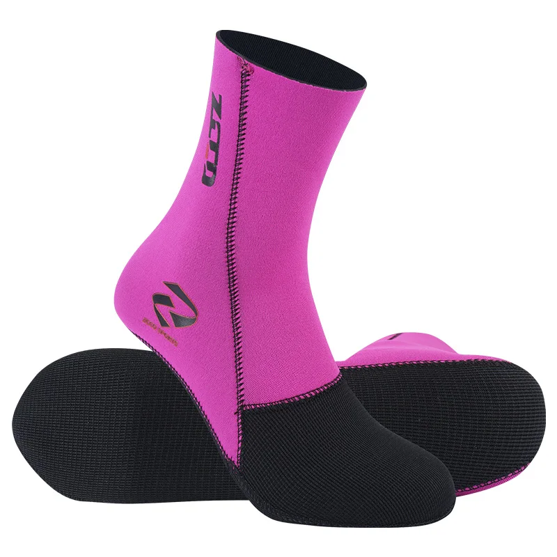 Promotional Unisex 3Mm Open Cell Beach Neoprene Super Stretch Socks Toe-Socks Finswimming Toecap Separator Toe Socks