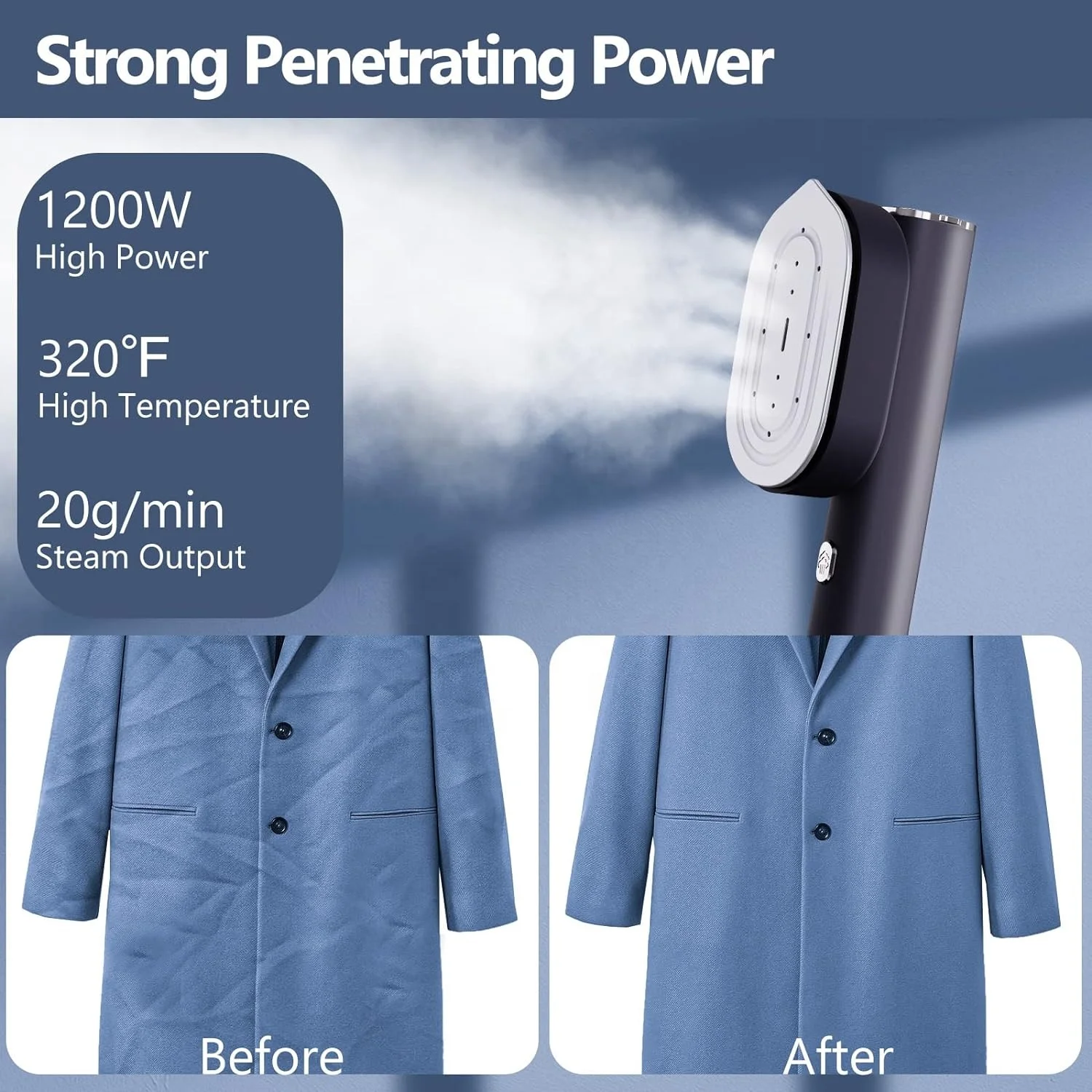 New design Portable Home Travel Steamer Iron For Clothes Electric Fabric Clothing Handheld Garment Steamers