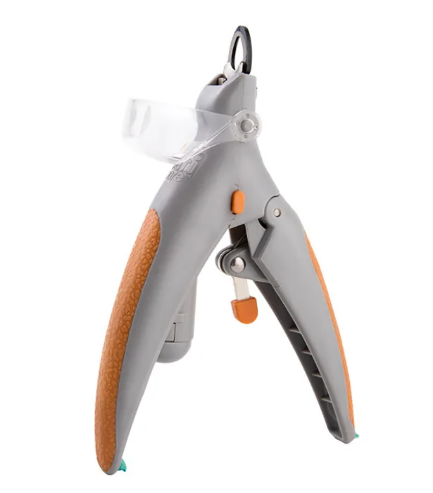 Amazon new pets can be enlarged stainless steel nail clippers dogs and cats LED nail clippers Magnifying glass nail clippers