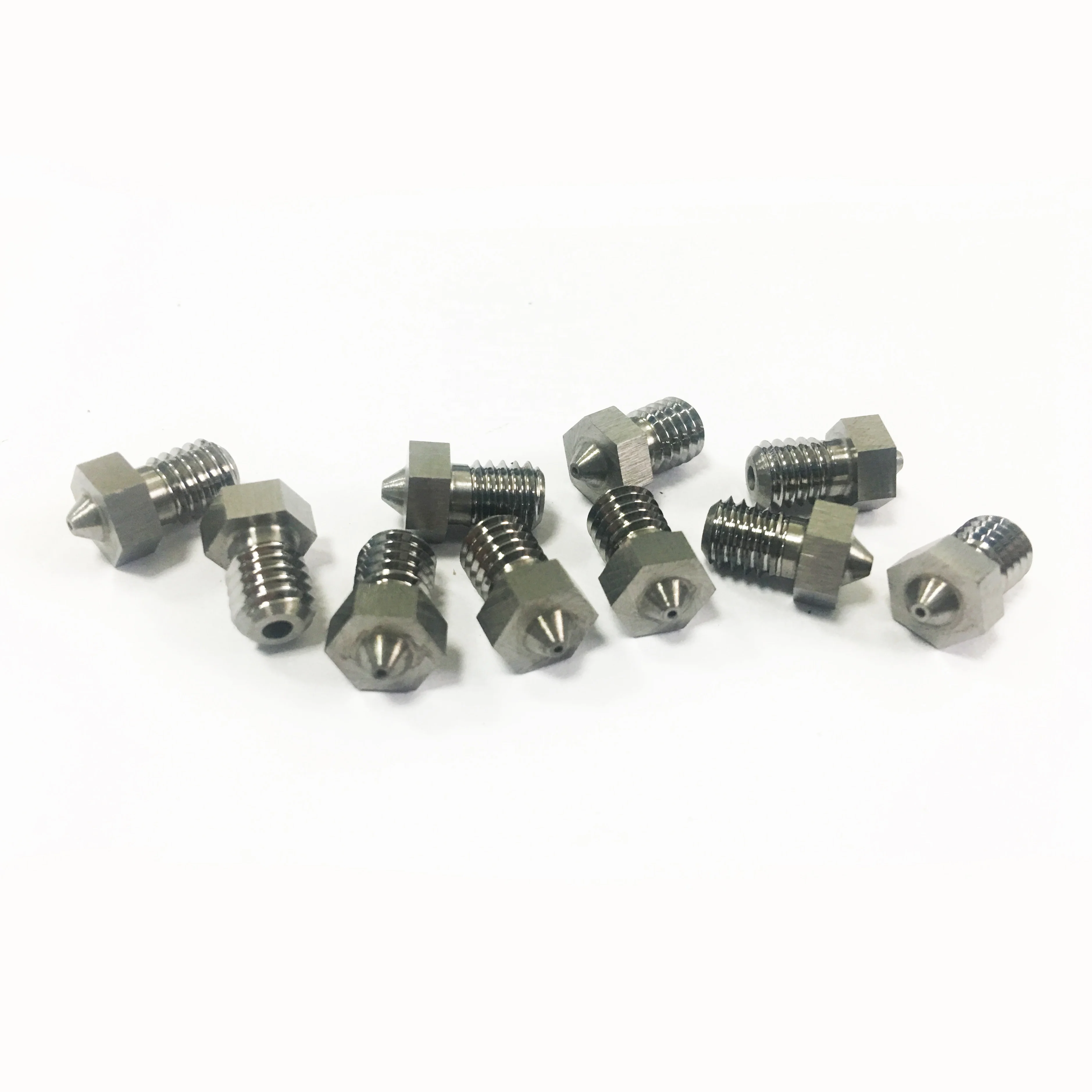MK8/V6 tungsten carbide 3D printer nozzles