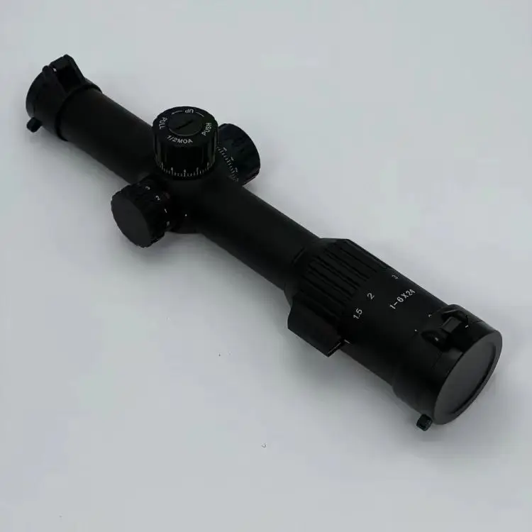 OEM ODM Optics 1-6X24 IR First Focal Plane Red Illuminated Turrets Lock Reset Tactical FFP Scope