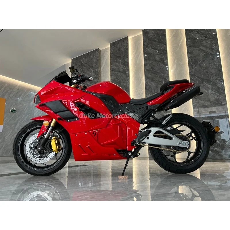 4000w lithium Powerful High speed Mid drive center motor 160km/h speed Racing Adult Electric Motorcycle