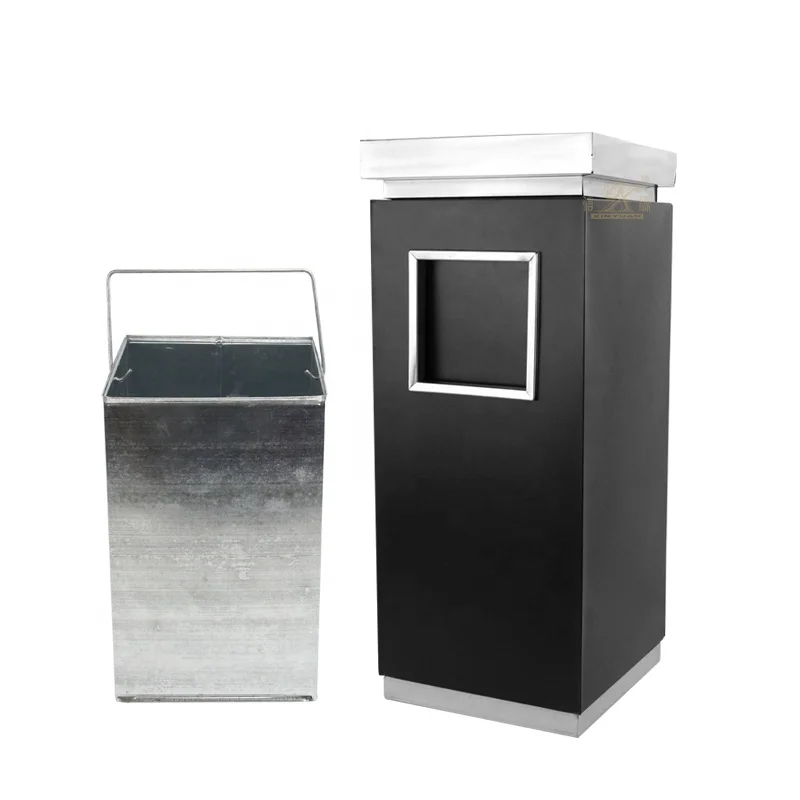 China supplier Best price Hotel Kitchen Recycle Indoor garbage bin Stainless steel dustbin trash can