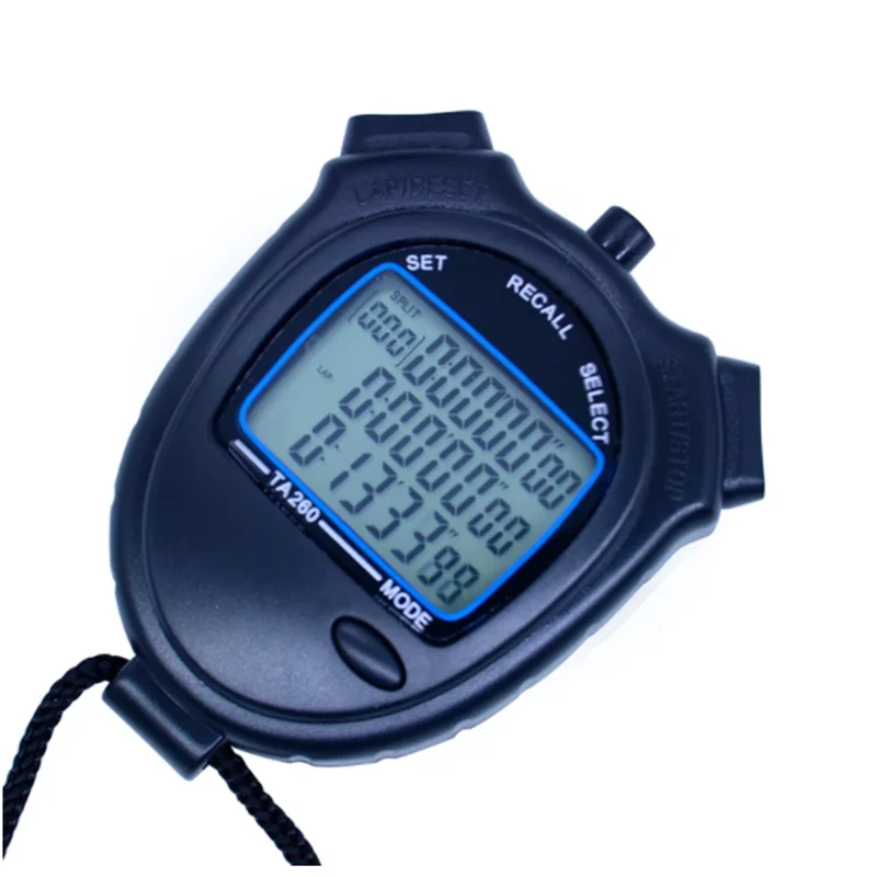Guaranteed TA260 Sports Stopwatch 3 Rows of 60 Channels Student Coaches Electronic Table Athletics Stopwatch