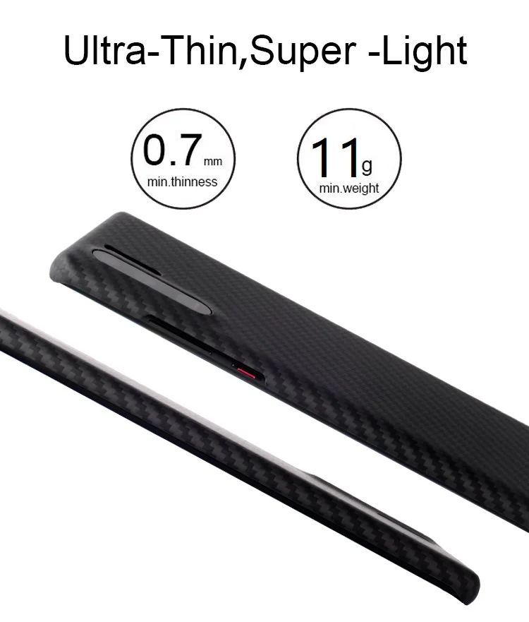 ARTITEK 100% чехол из арамидного волокна для телефона HUAWEI P30/P30 Pro черный/серый матовый
