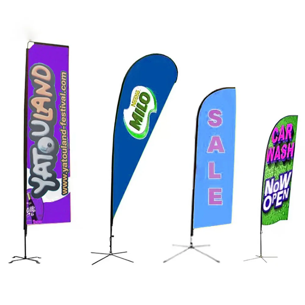 Car Sale Flags Digital Printed Outdoor Car Dealership Flag with Company Sale Market Stall