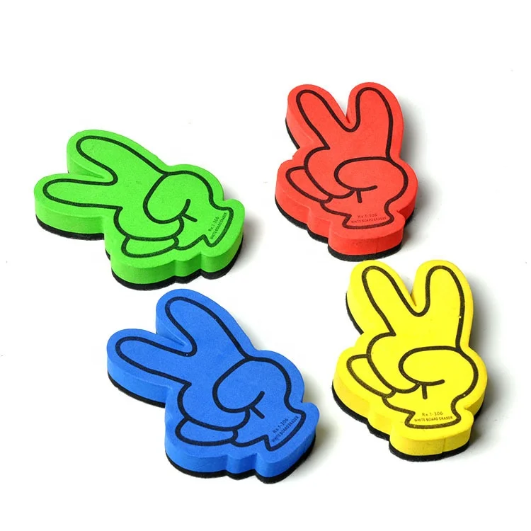 Fashion Design Board Magnetic Blackboard Eraser Colored Eva Whiteboard Eraser Magnetic