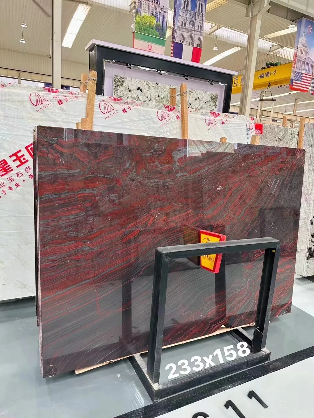 Natural New Purple rose red marble slab polished marble Rosso Levanto marble tiles for wall