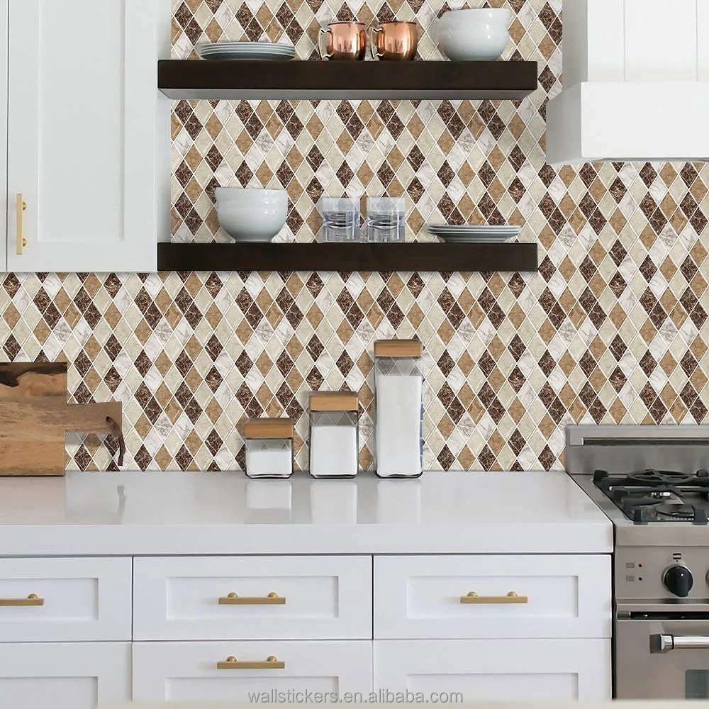 2021 Hot Selling Sticker High Quality 3d Epoxy Wall Sticker Waterproof Home Decoration Peel And Stick Wallpaper