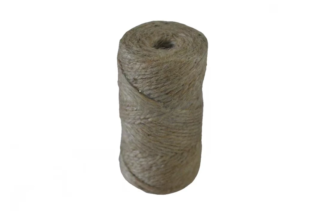 Low price reusable and washable standard quality eco friendly 100% braided jute yarn 28LBS/2PLY