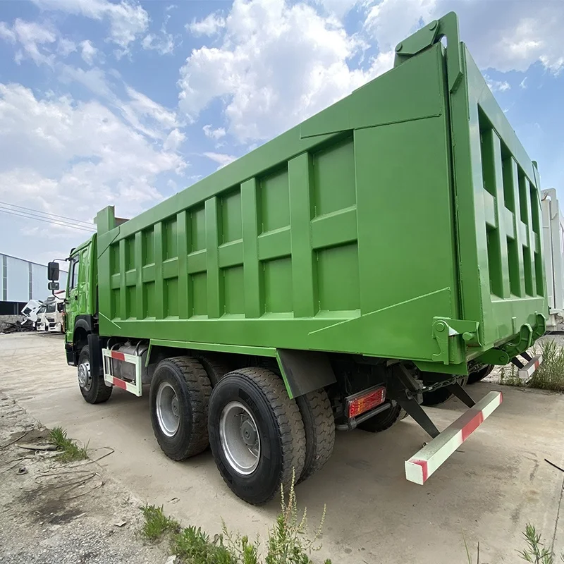 Second hand 371hp 375hp 420hp 40tons tipper truck for sale in Africa