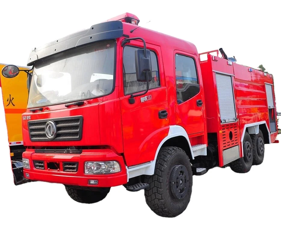 Dongfeng 6x6 6WD heavy duty Water Foam Powder Combined Fire Fighting Truck