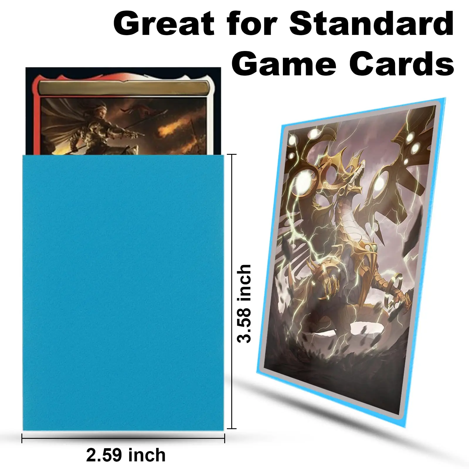 100 pcs Premium Colored Matte Card Sleeve 7 Colors Consistently Cutting Mtg TCG CCG Yugioh Game PP Material Heat Seal Handle