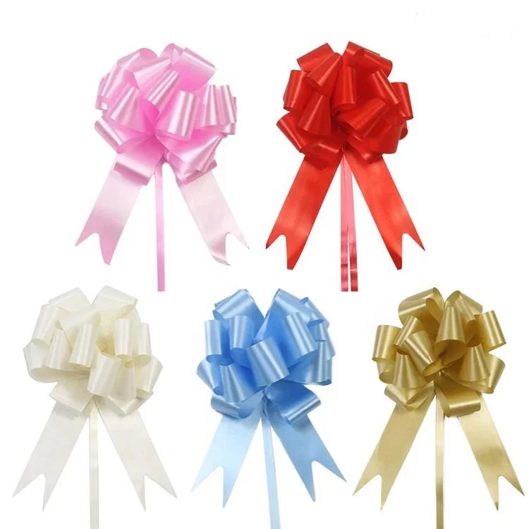 Basket Gift Wrapping Bows Curling Balloons Plastic Pp Poly Pull Bow Ribbon