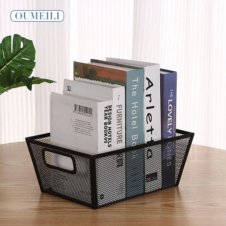 Metal Mesh Basket for Household Clutter Storage Kitchen Fruit & Vegetable Storage
