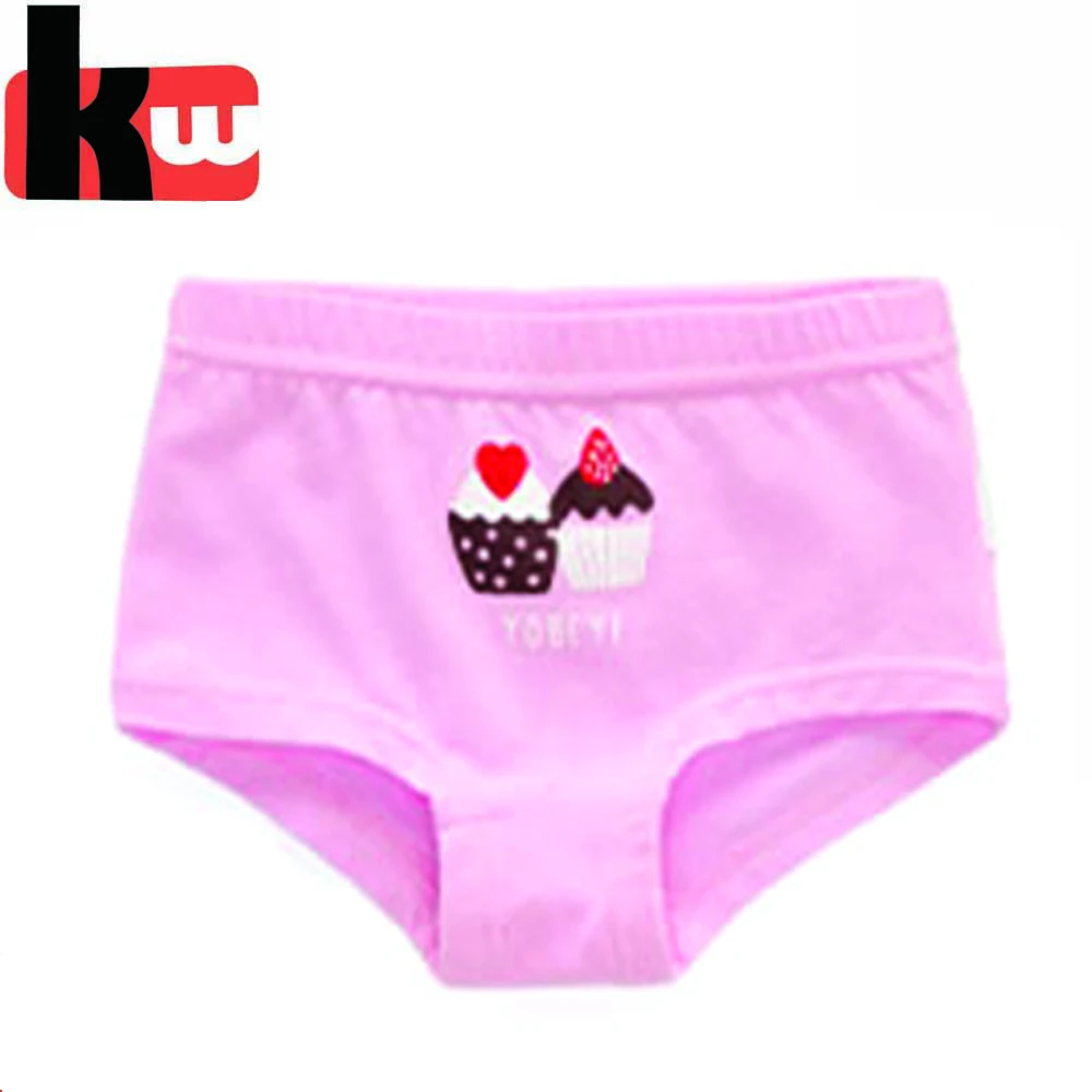 Factory price breathable cute cartoon kids girl underwear wholesale