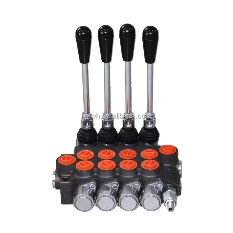 P40 series hydraulic multi way directional valve used in garbage truck