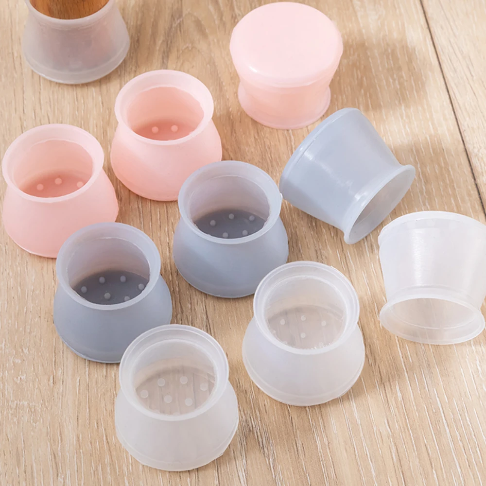 Cheap Chair Leg Silicone Caps Silicon Chair Leg Floor Protectors Round & Square Furniture Table Feet Cover