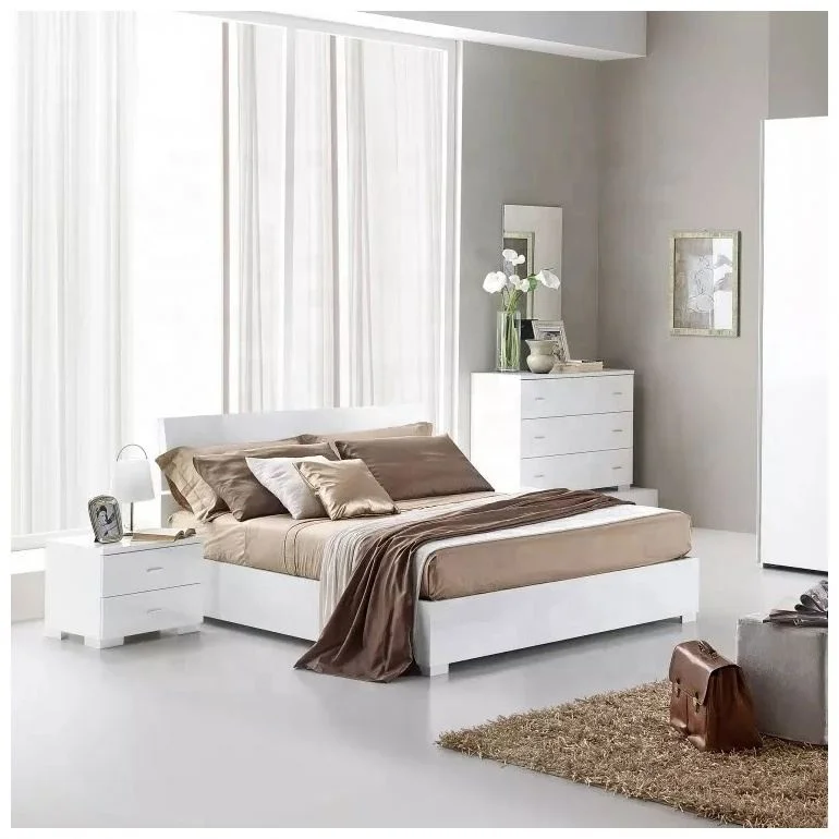 MKAD008 Modern Design High Gloss Kids Bed Room Customize Children Storage Bed For Youth Children Bedroom Furniture Set