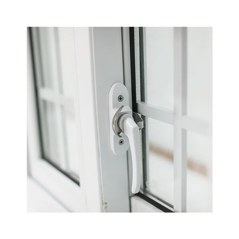 New design modern popular pvc window upvc sliding windows white square tempered glass PVC slide window