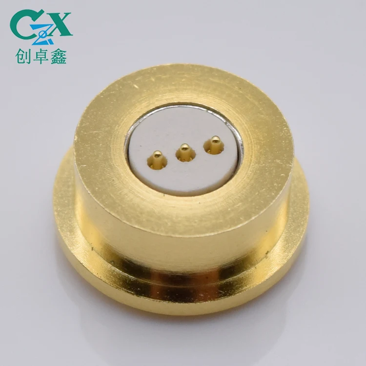 Customized 10a-15a large current waterproof 2pin circular magnet connector