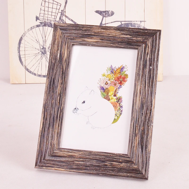 
Retro Decoration Online Photo Frame Art Wooden Photo Frame DIY Home Decoration 