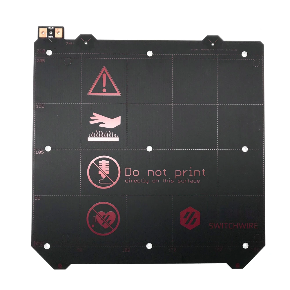 LDO Magnetic PEI 3D Printer Parts Accessories 355*355mm Steel Sheet Heating Plate For 3D Printing