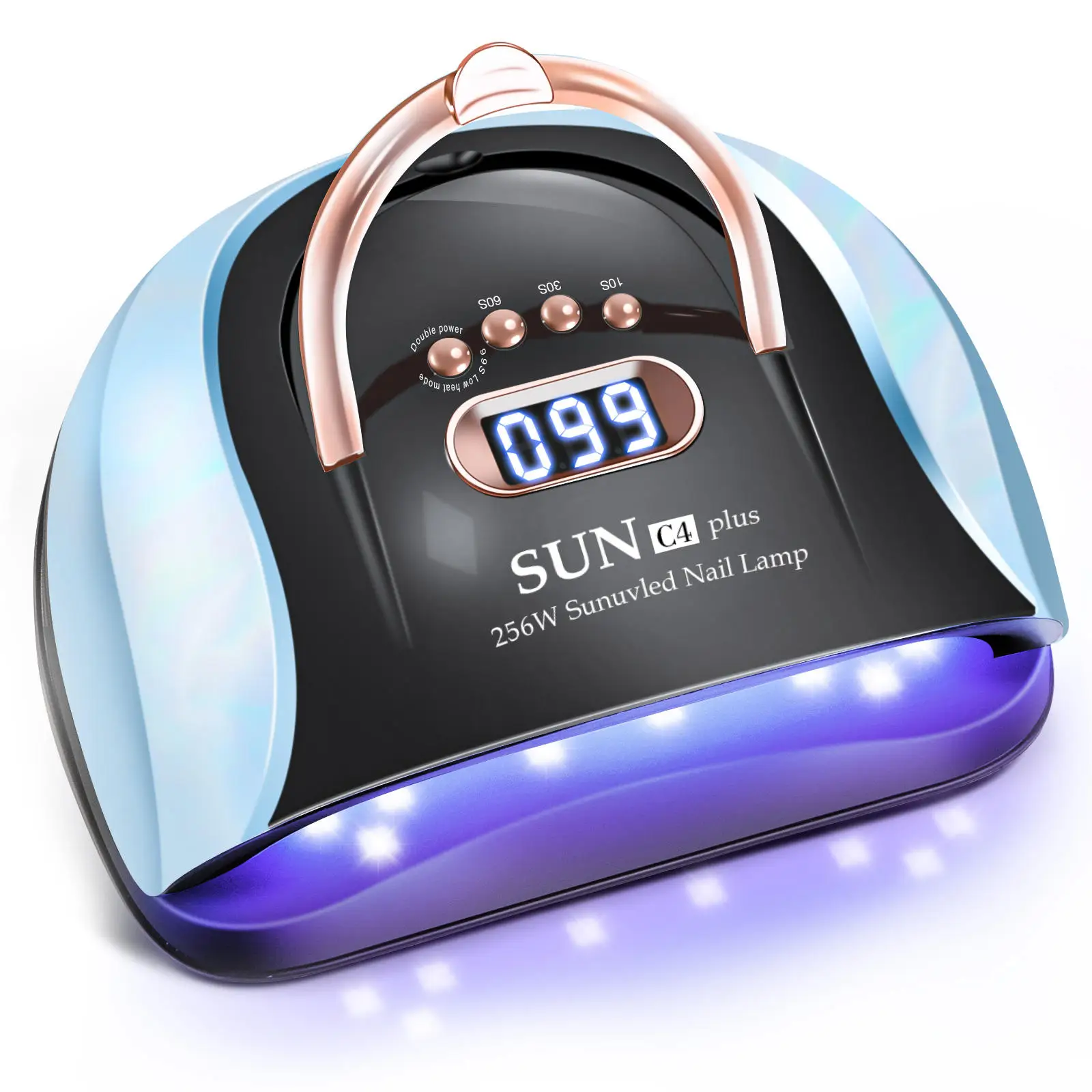 Two Hands UV LED Nail Dryer 256W uv Lamp set Automatic Sensor 57 LEDs Light For All Gels Pro Manicure Pedicure Nail Equipment