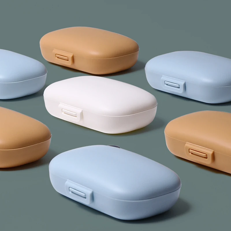 Multi-function plastic modern portable 7 days pill medicine jewelry component  ring sewing accessories storage box