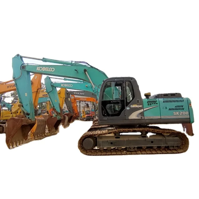 KOBELCO SK200 VERY GOOD CONDITION ORIGINAL DESIGN USED JAPANESE EXCAVATOR