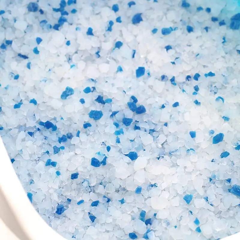 High Quality 6L Wholesale Silica Gel Cat Litter with Cat Litter Scoop Highly Absorbent Silicone Crystal Cat Litter