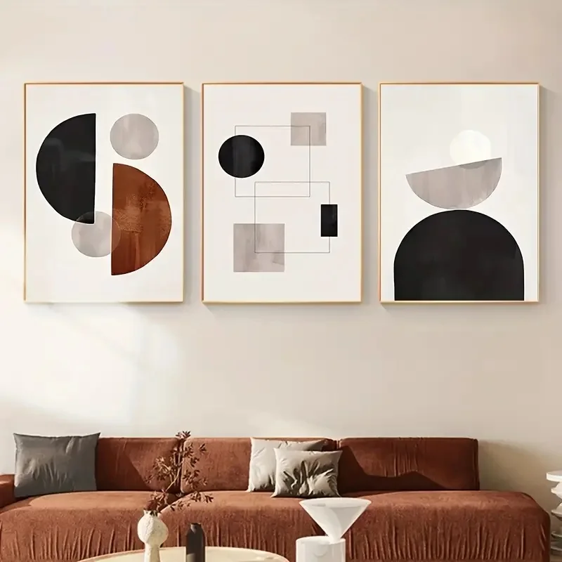 Still Life Oil Painting Abstract Wall Picture 3 Pieces Paintings Set And Wall Arts