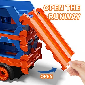 Toys for 3 4 5 6 Years Old Boys Transport Car Toys 61-Inch Race Track for Boys Kids, Car Toys Track Set for Kids Boys Girls