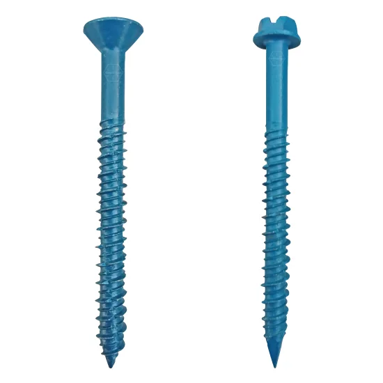 Tornillo para concreto torcon 3/16 x 3-1/4 cabeza hexagonal (100 por paquete) | Materiales De Construction Tornillo