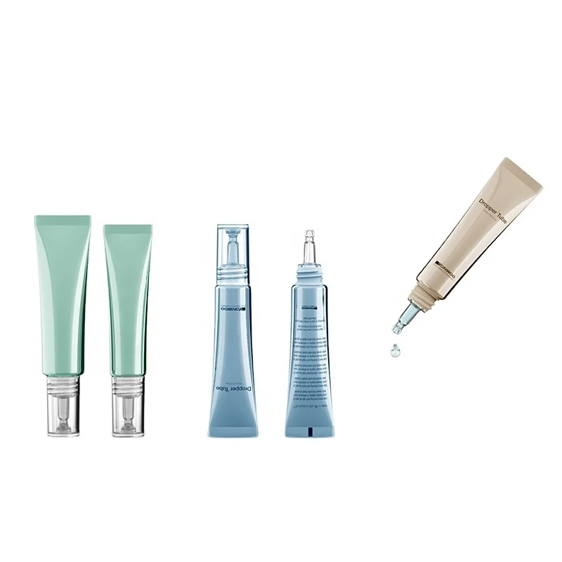 Cheapest Factory price recycled PCR material plastic dropper ointment tube for cosmetic serum