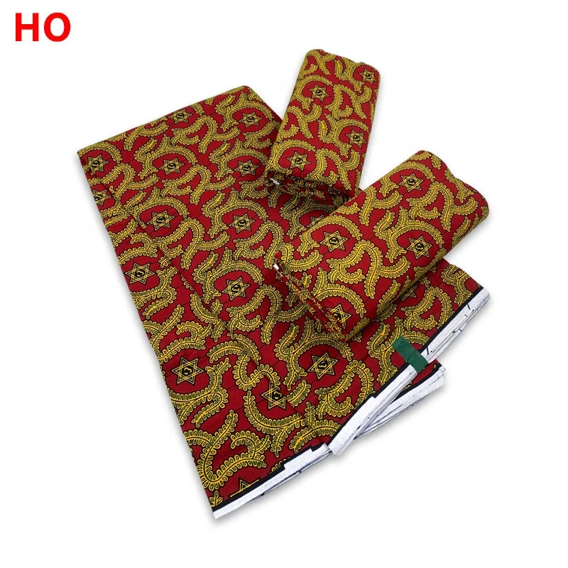 ACI Nigeria Wax Batik Fabrics Cotton High Quality Ankara Fabric African Wax Print Hollandais Loincloth Wax Fabric 6 Yards/Piece