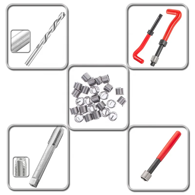 Hand Tools 25 Thread Repair Tools Set Vehicle Equipment Tools Kit Set